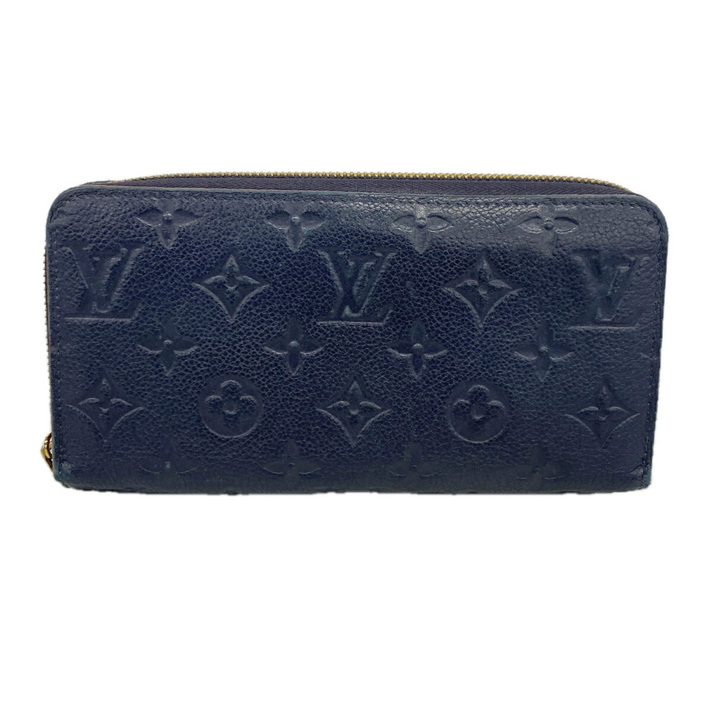 Louis Vuitton Monogram Empreinte Zippy Wallet M62121 Marine Rouge (Women's)